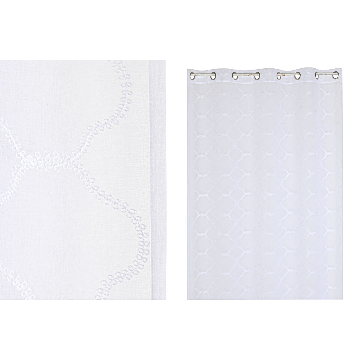 Perdele Home ESPRIT Alb 140 x 260 x 260 cm